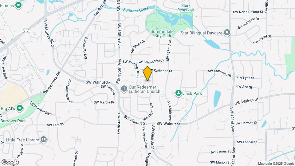 12208 SW Morning Hill Dr Map and Location Details