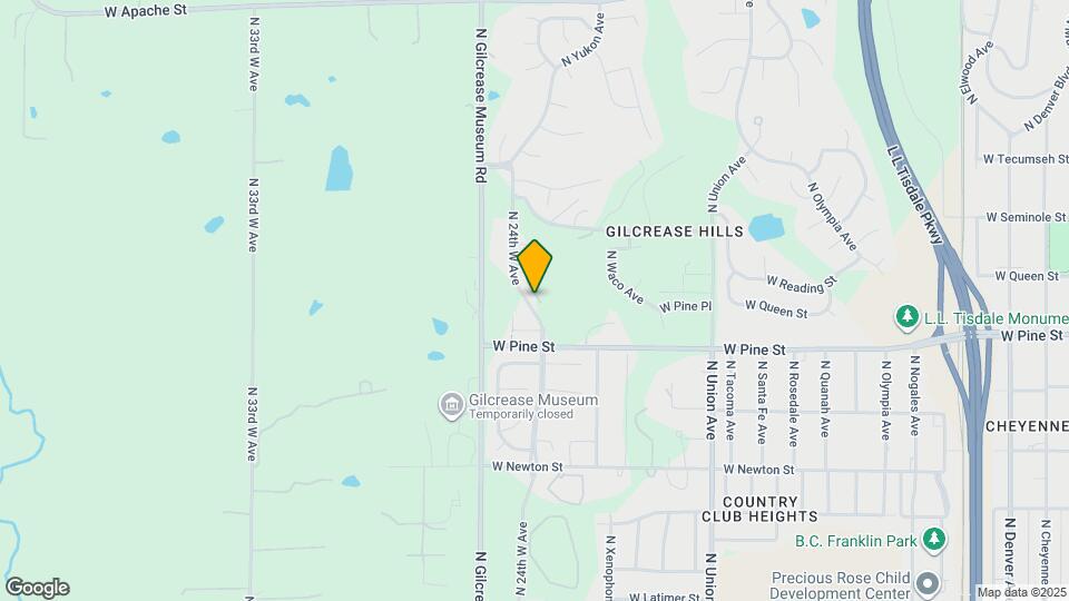 1601 N 24th W Ave Map and Location Details