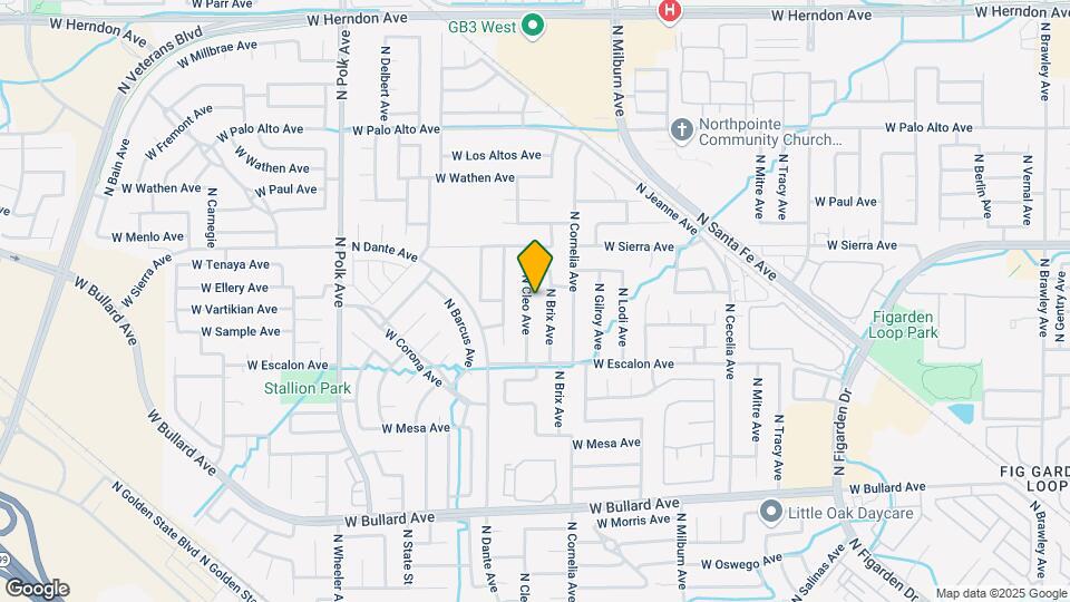 6360 N Cleo Ave Mapa y Detalles de la Ubicación