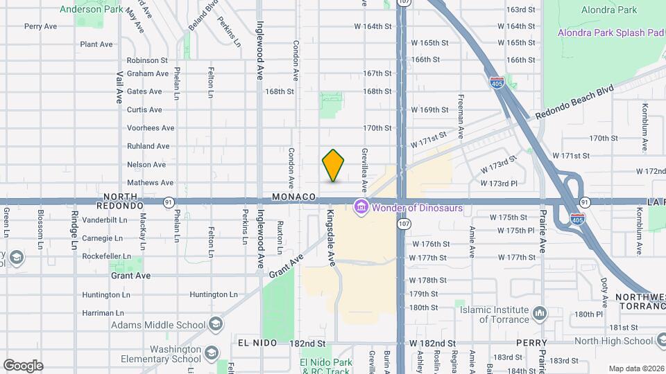 4558 W 173rd St, Unit H Mapa y Detalles de la Ubicación