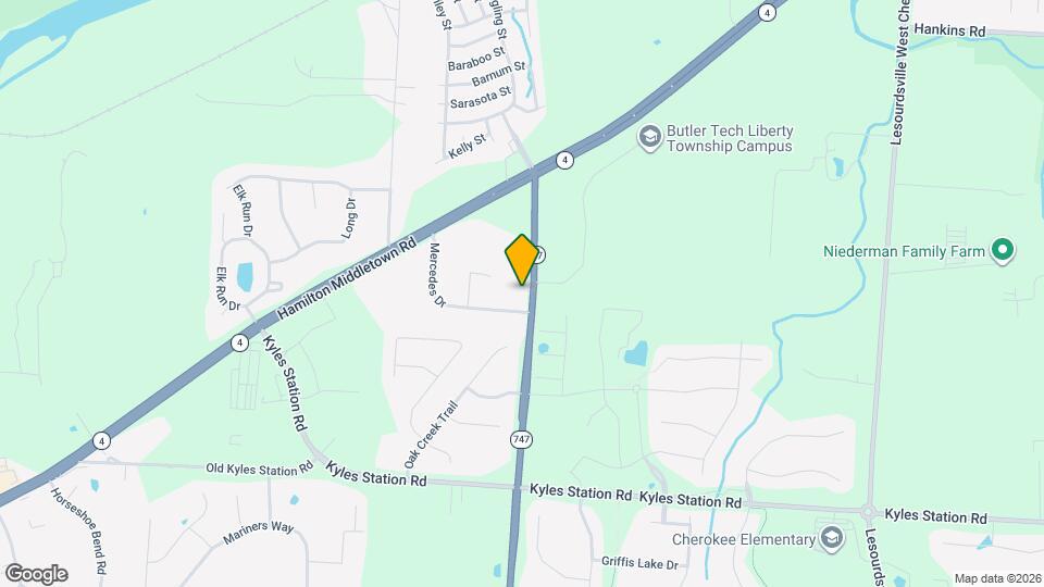 5169 Princeton Glendale Rd Mapa y Detalles de la Ubicación