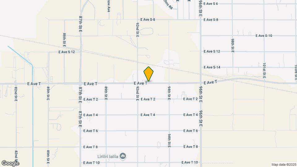 9220 E Ave T Map and Location Details