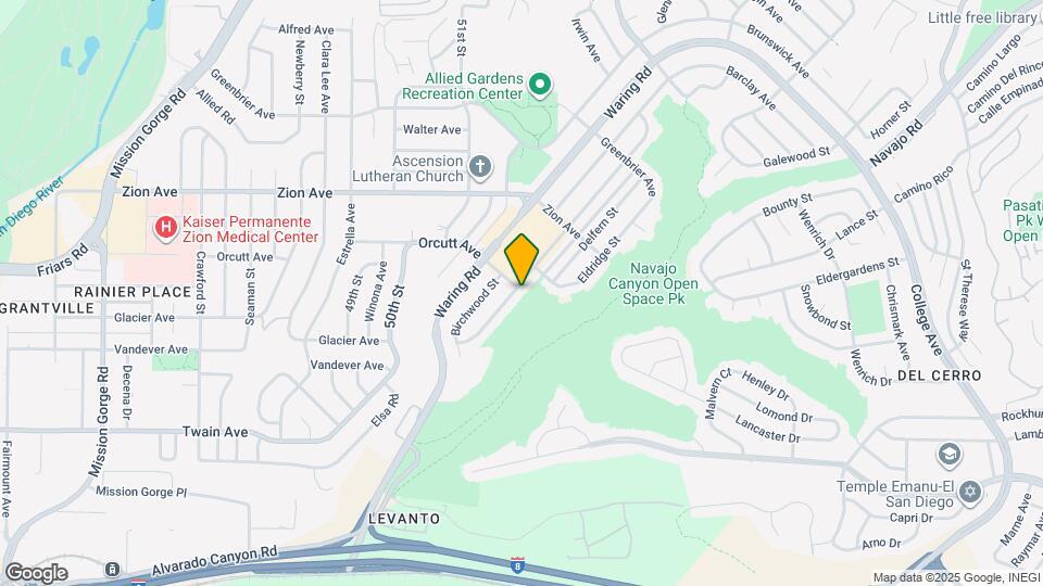 6495 Carthage St Map and Location Details