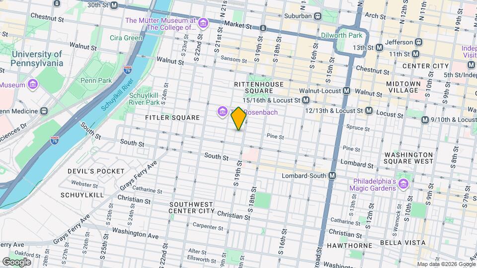 1910 Pine St Map and Location Details