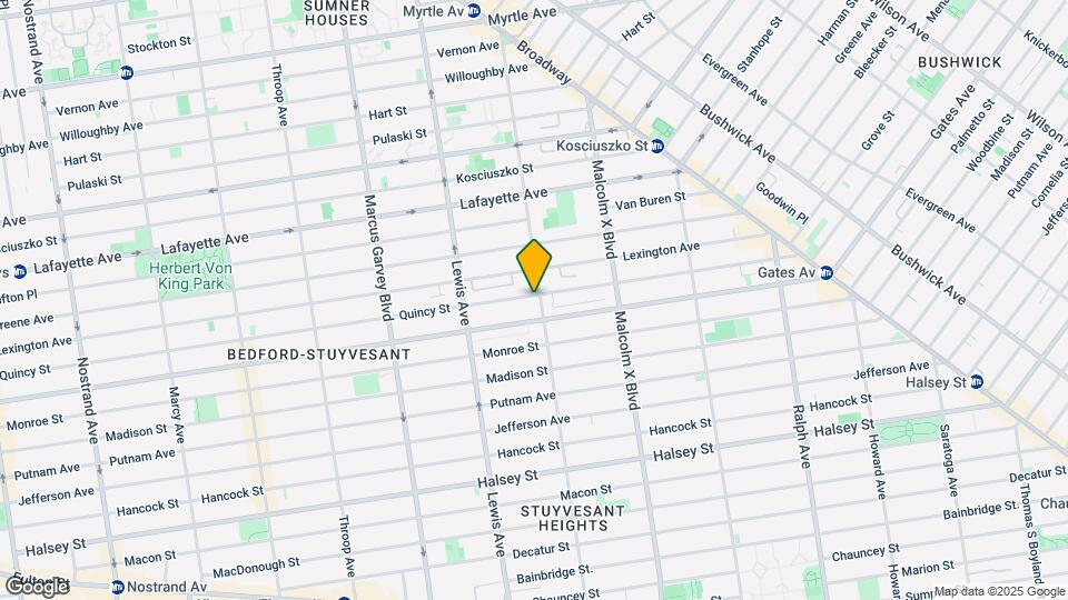 186 Stuyvesant Ave Map and Location Details