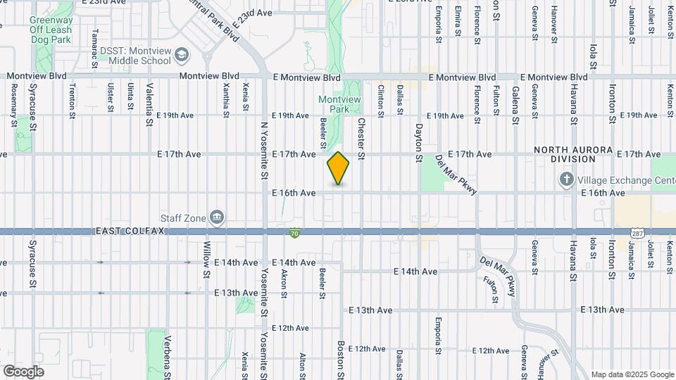 1605 Boston St Mapa y Detalles de la Ubicación