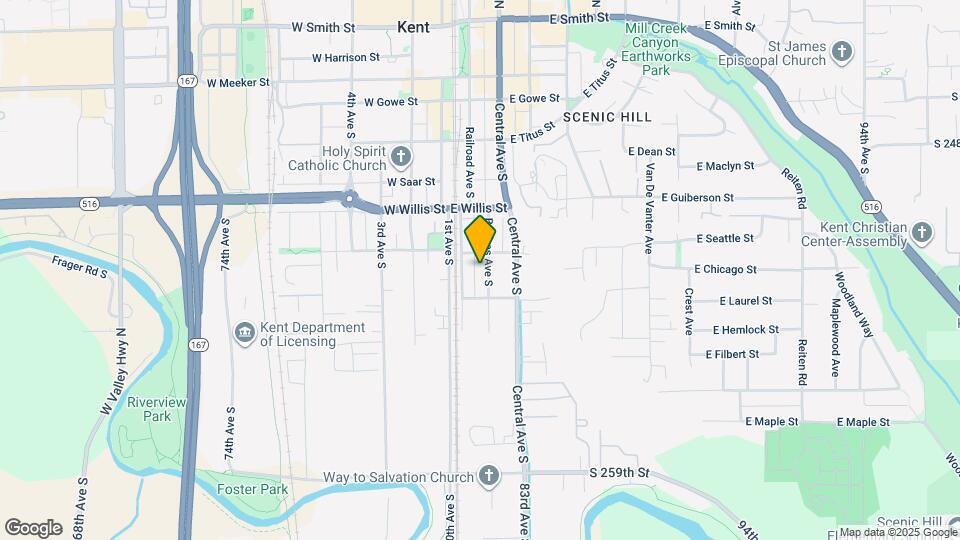 615 Bridges Ave S Map and Location Details