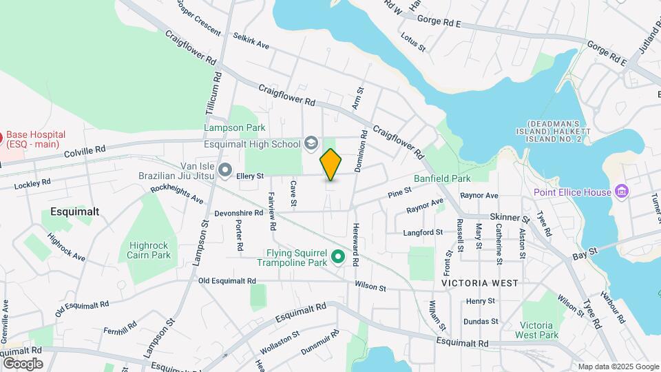 831 Ellery St Map and Location Details