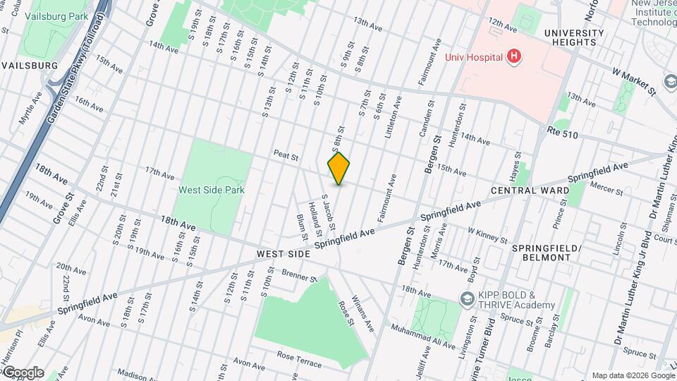 405 South St Map and Location Details