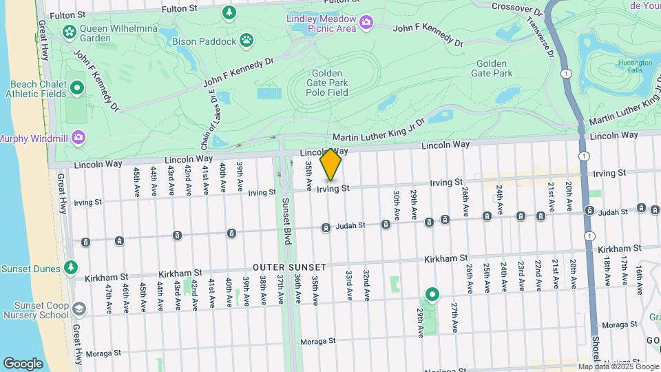 3250 Irving St Map and Location Details