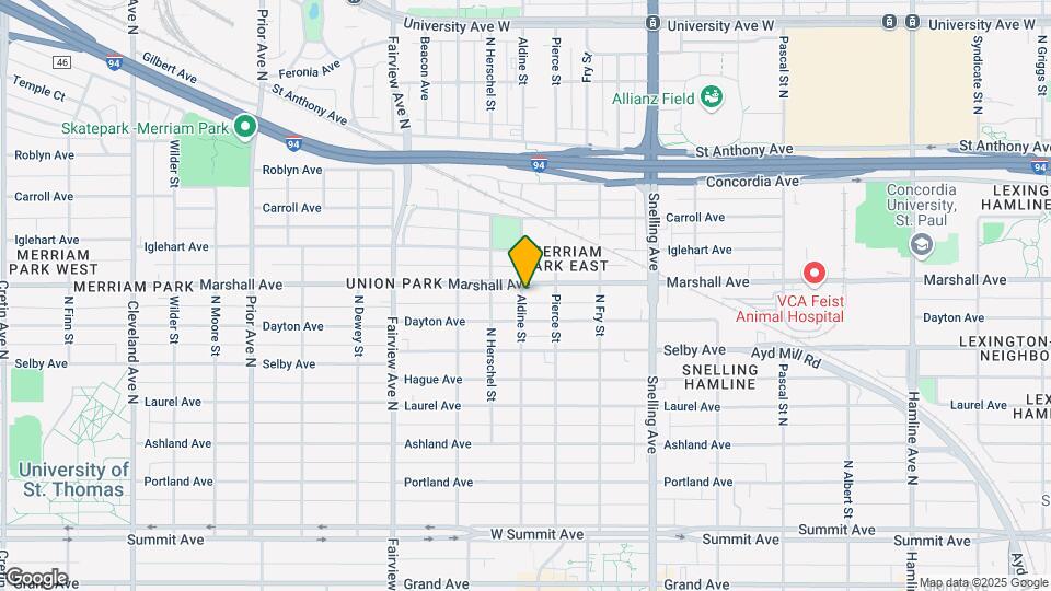 1698 Marshall Ave, Unit Main floor Map and Location Details
