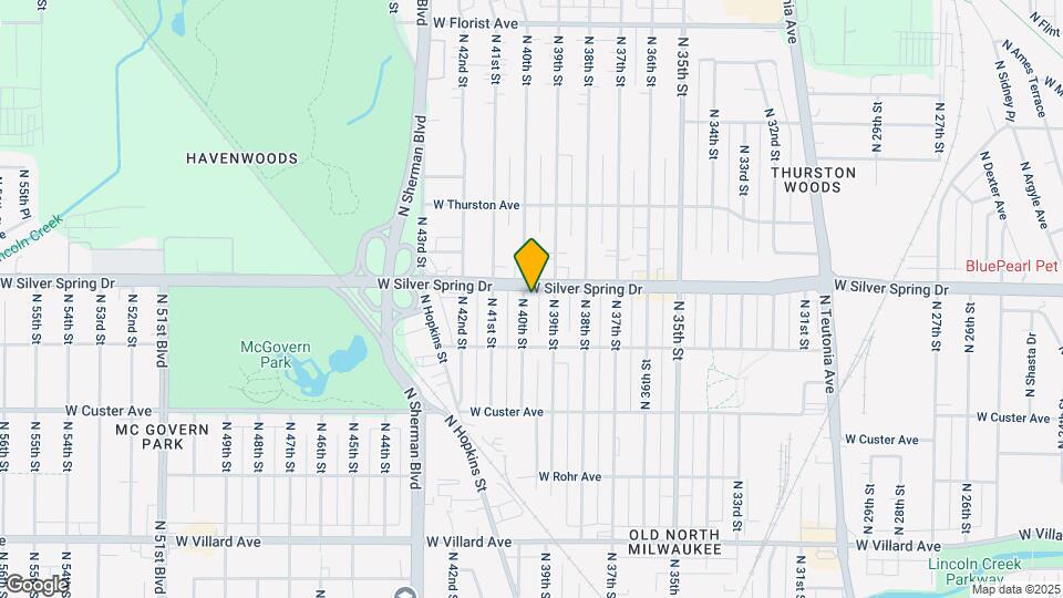 5560 N 40th St Map and Location Details