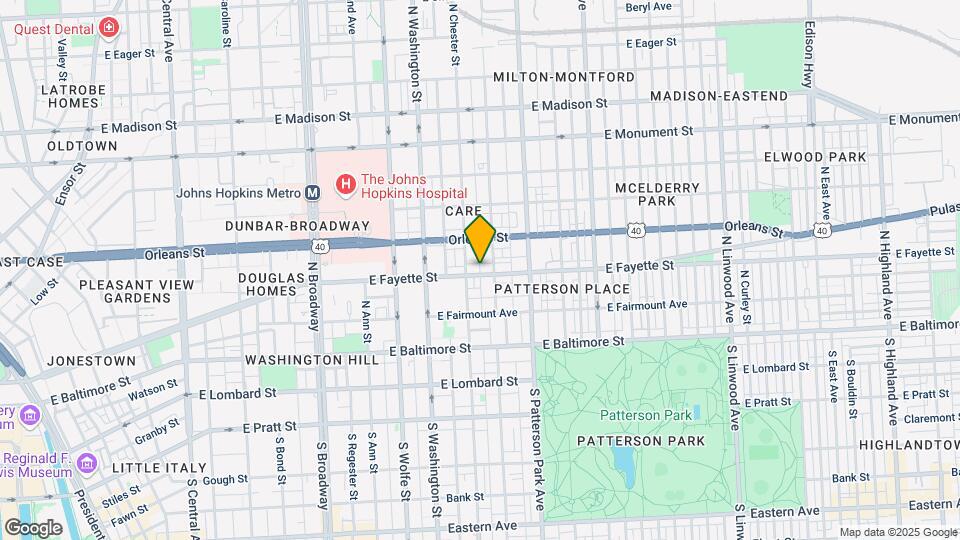 2114 E Fayette St Map and Location Details
