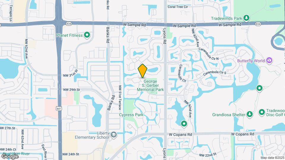 3599 Cocoplum Cir Map and Location Details