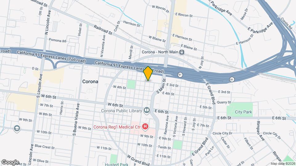 260 W 3rd St Map and Location Details