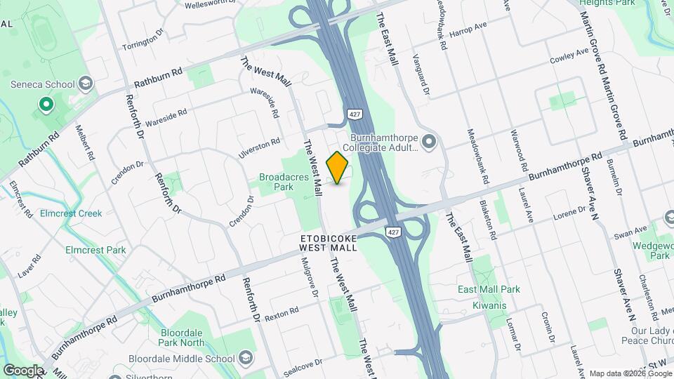 451 The West Mall Map and Location Details