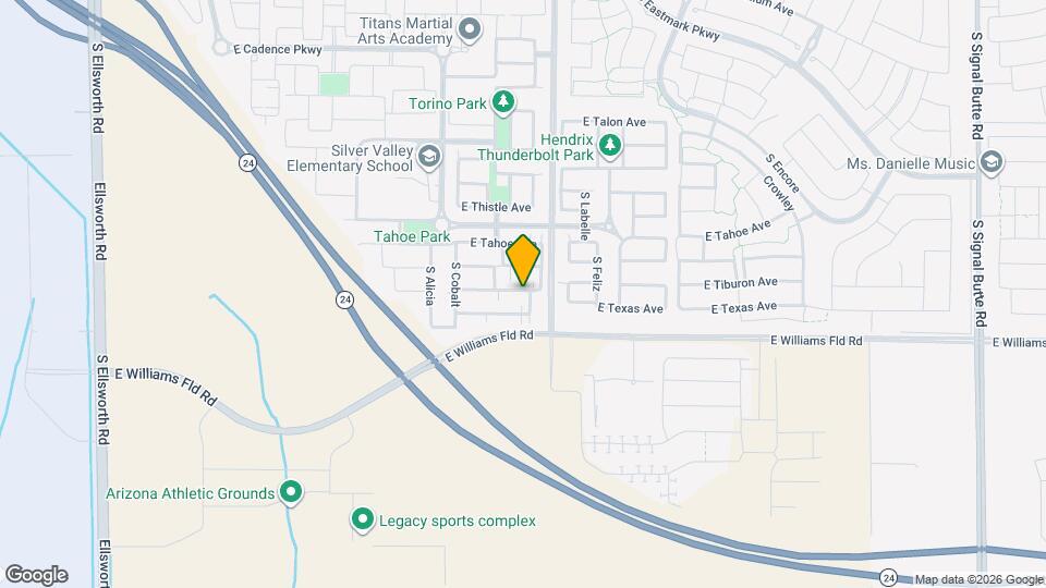 9923 E Tiburon Ave Map and Location Details