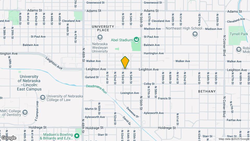 5313 Leighton Ave Map and Location Details