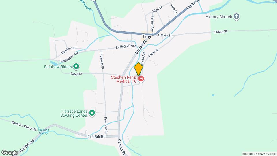 185 S RR St Mapa y Detalles de la Ubicación