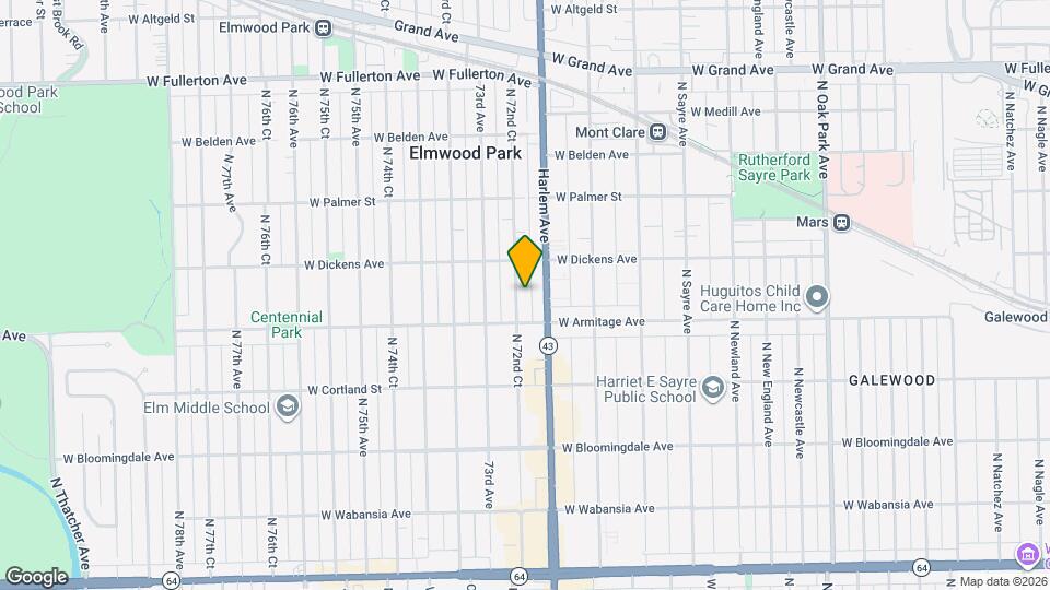 2019 N 72nd Ct Map and Location Details