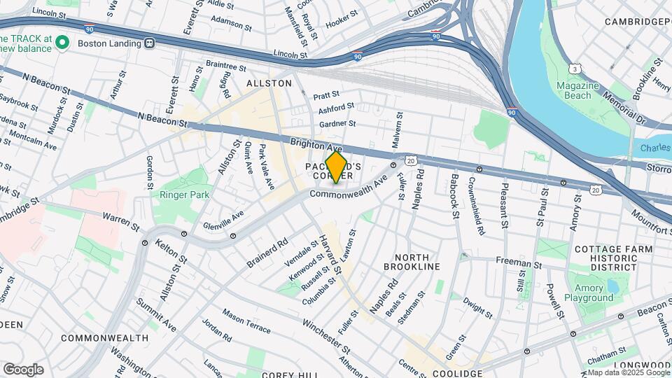 1179 Commonwealth Ave, Unit 1189 #24 Map and Location Details