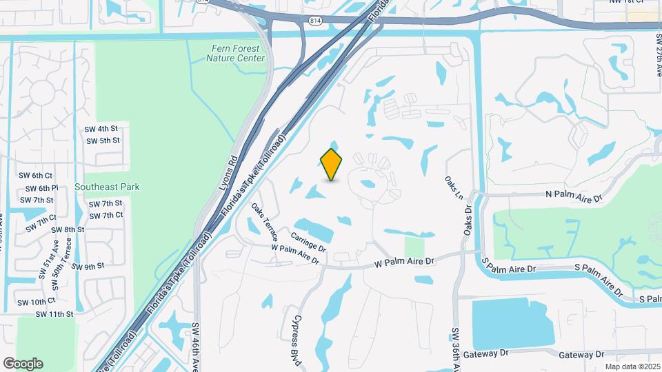 3980 Oaks Clubhouse Dr, Unit 303 Map and Location Details