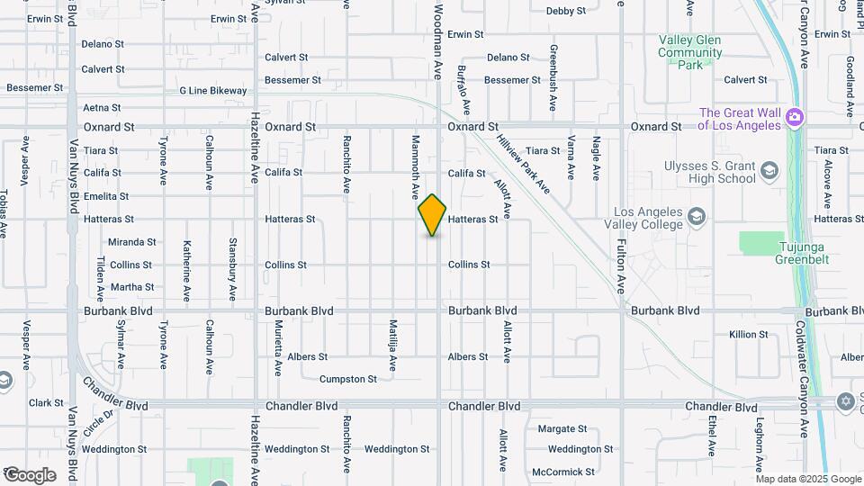 5731 Woodman Ave Mapa y Detalles de la Ubicación