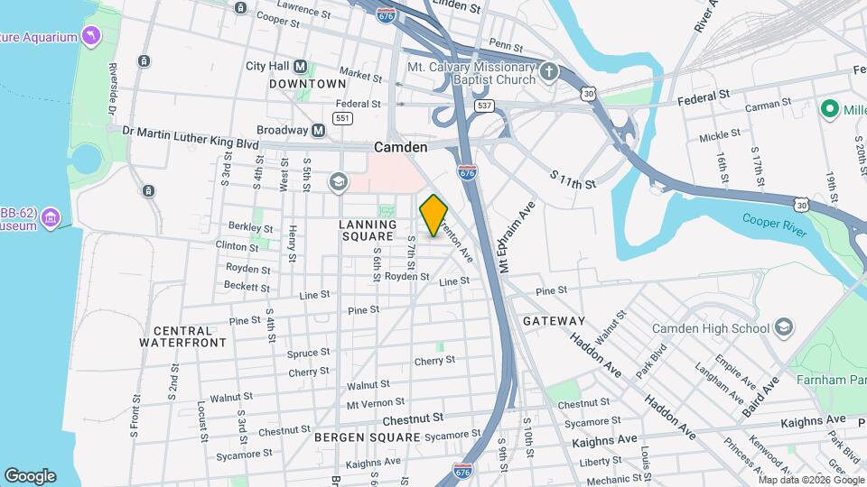 727 Berkley St Map and Location Details