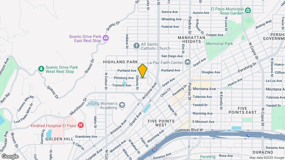 2418 Pittsburg Ave Mapa y Detalles de la Ubicación