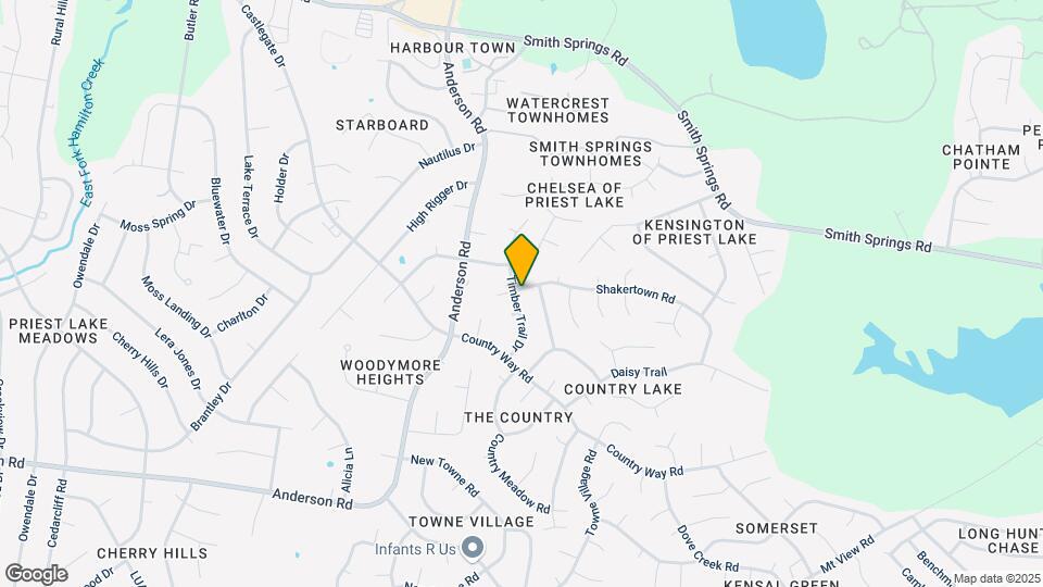 3401 Shakertown Rd Mapa y Detalles de la Ubicación