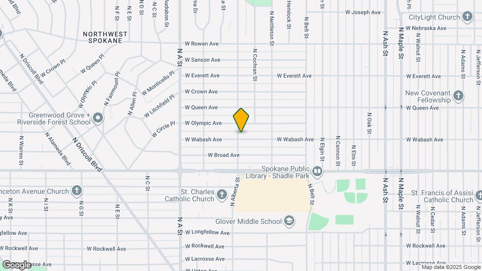 2528 W Wabash Ave Map and Location Details