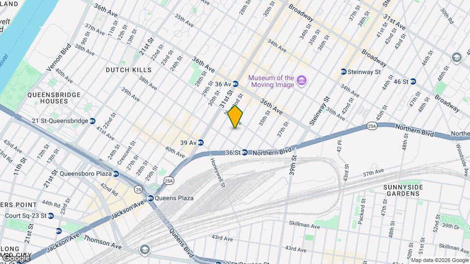 37-34 33rd St Map and Location Details