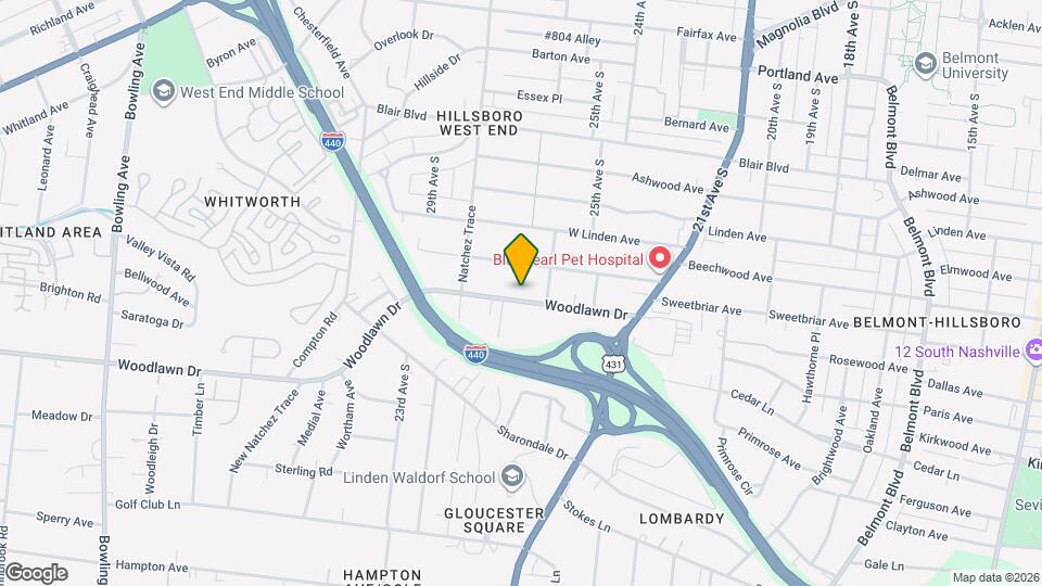 2610 Woodlawn Dr, Unit 082A Mapa y Detalles de la Ubicación