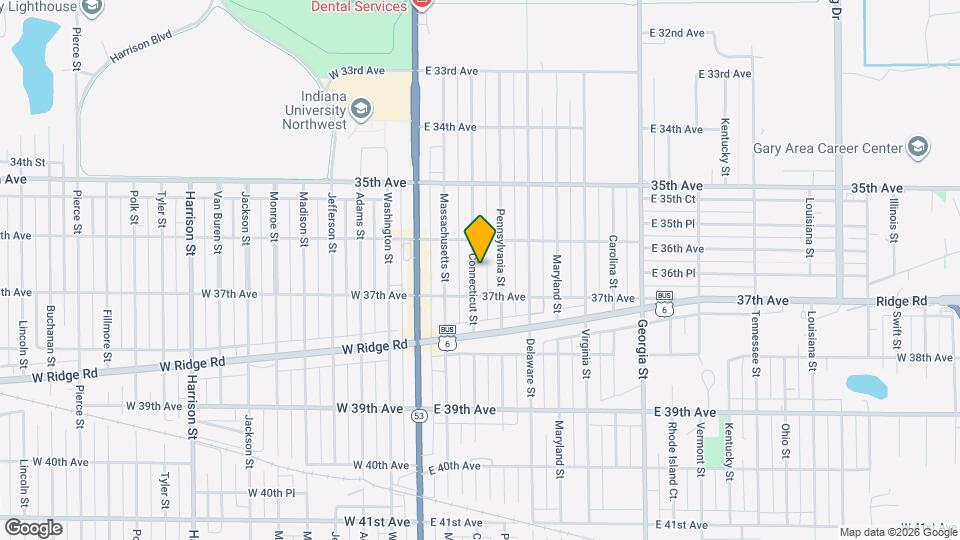 3649 Connecticut St Map and Location Details