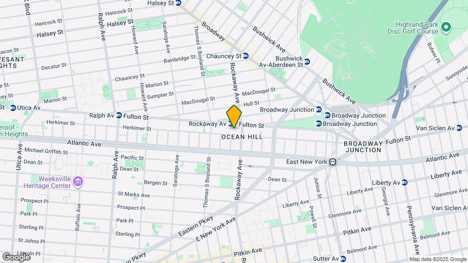 1267 Herkimer St Map and Location Details