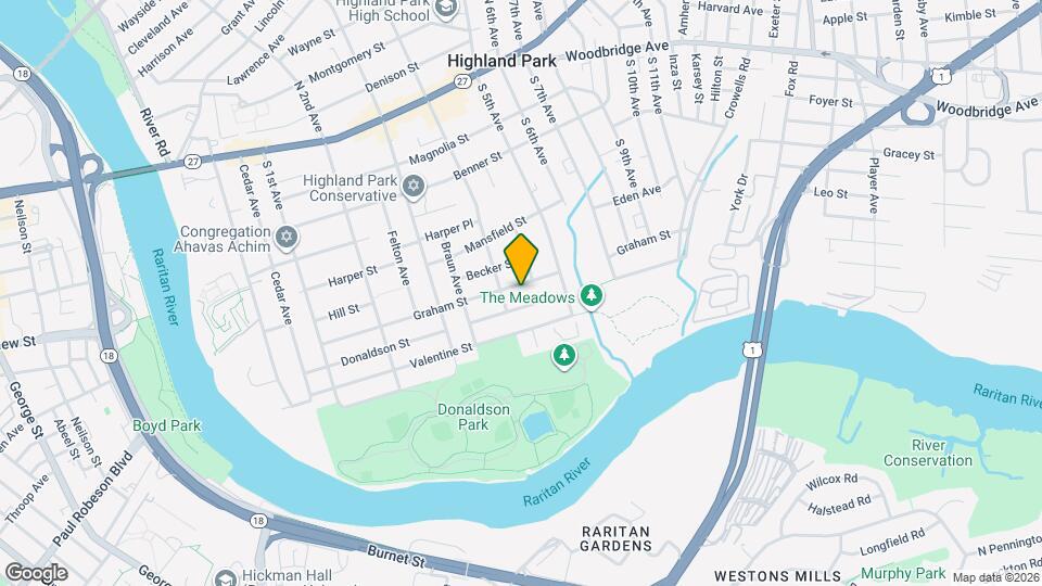 414 Graham St Map and Location Details