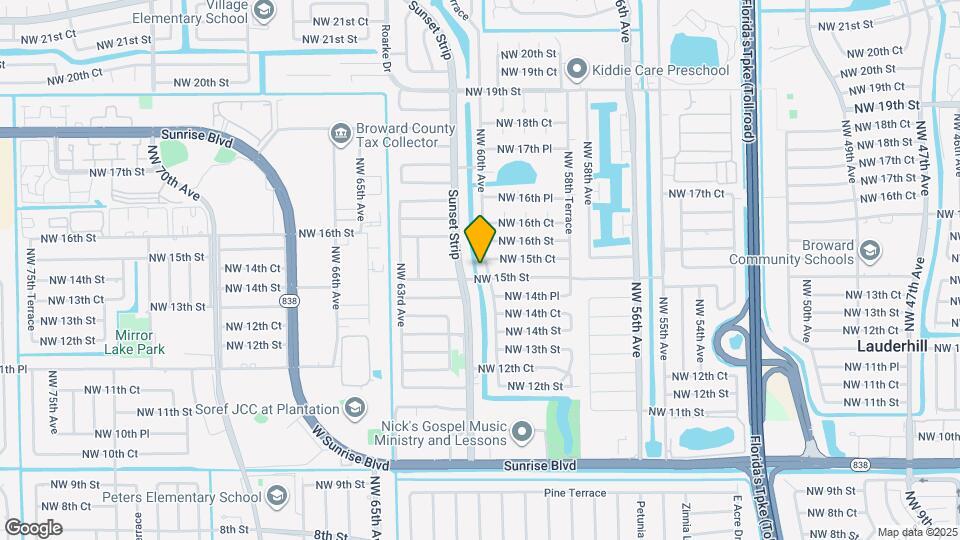 1501 NW 60th Ave Map and Location Details