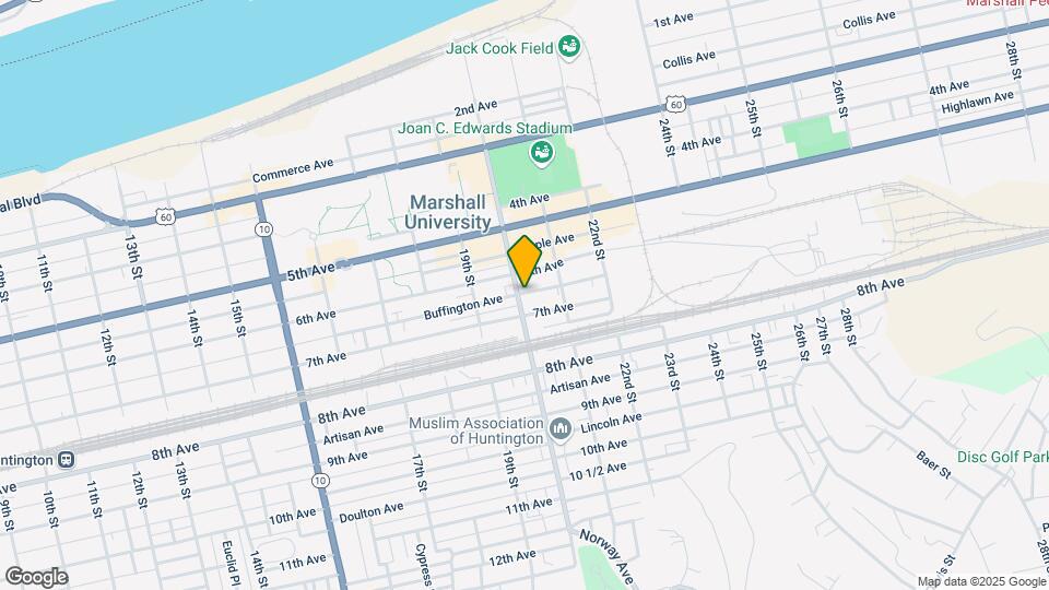 630 20th St Map and Location Details
