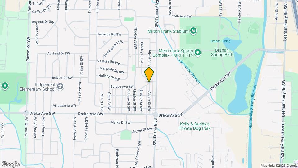 3501 S Broad Pl SW Map and Location Details