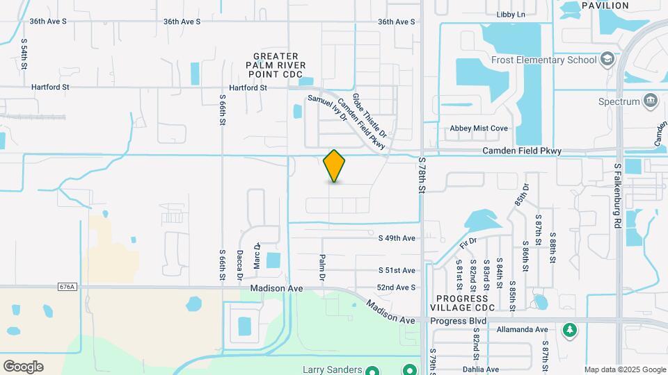 7303 Canterbury Bells Ct Map and Location Details