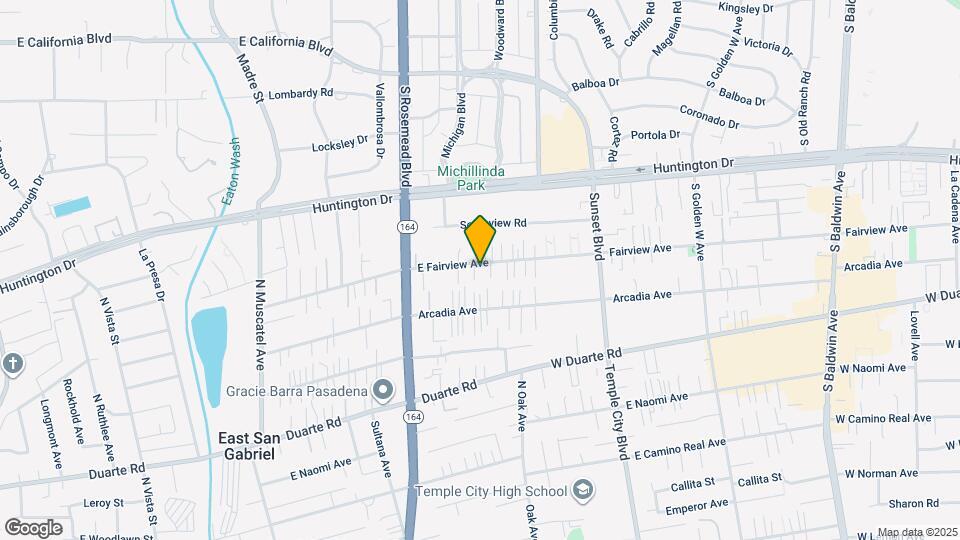 9102 E Fairview Ave Map and Location Details