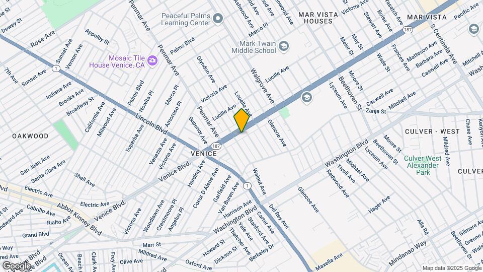 1316 Venice Blvd Map and Location Details