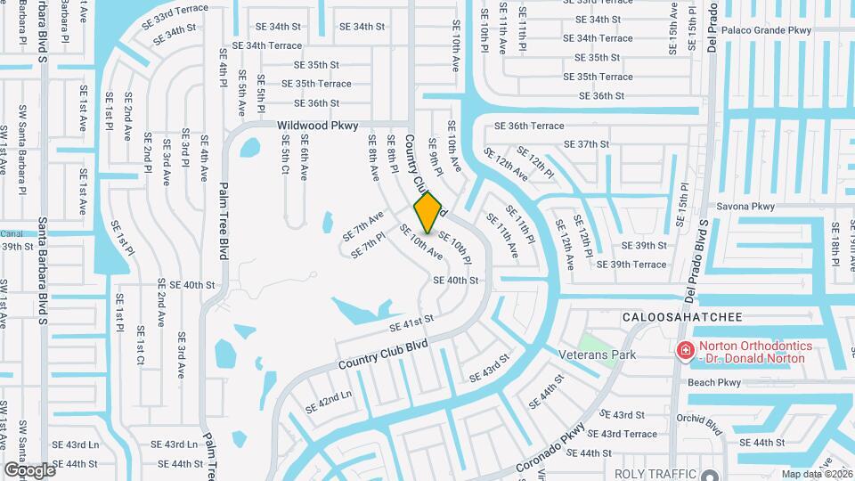 3829 SE 10th Ave Map and Location Details