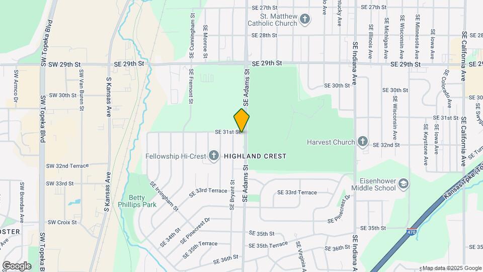 3105 SE Adams St Map and Location Details