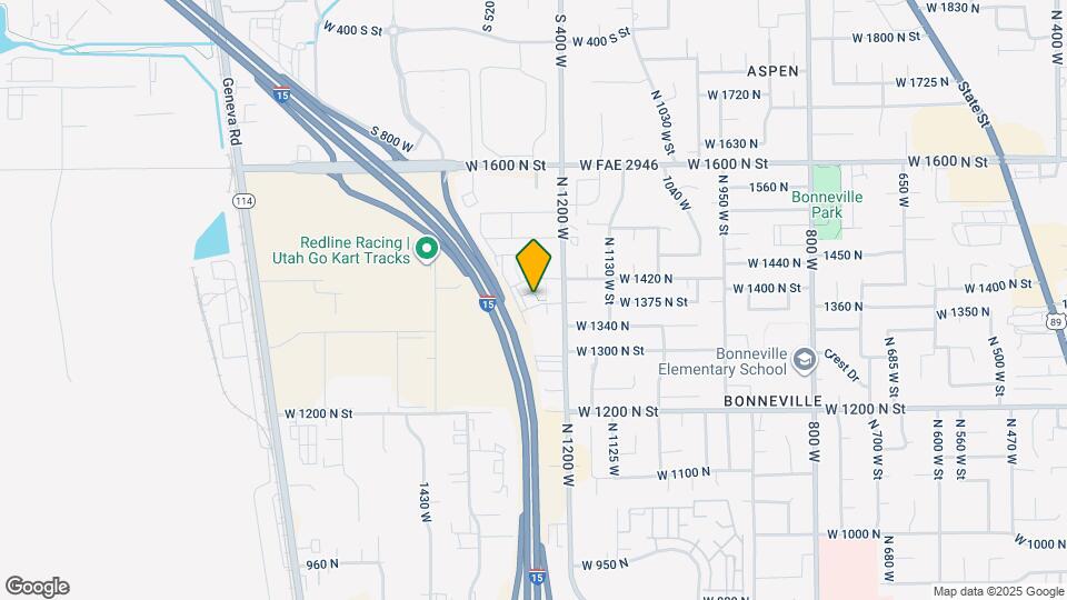 1402 W 1300 N St Map and Location Details