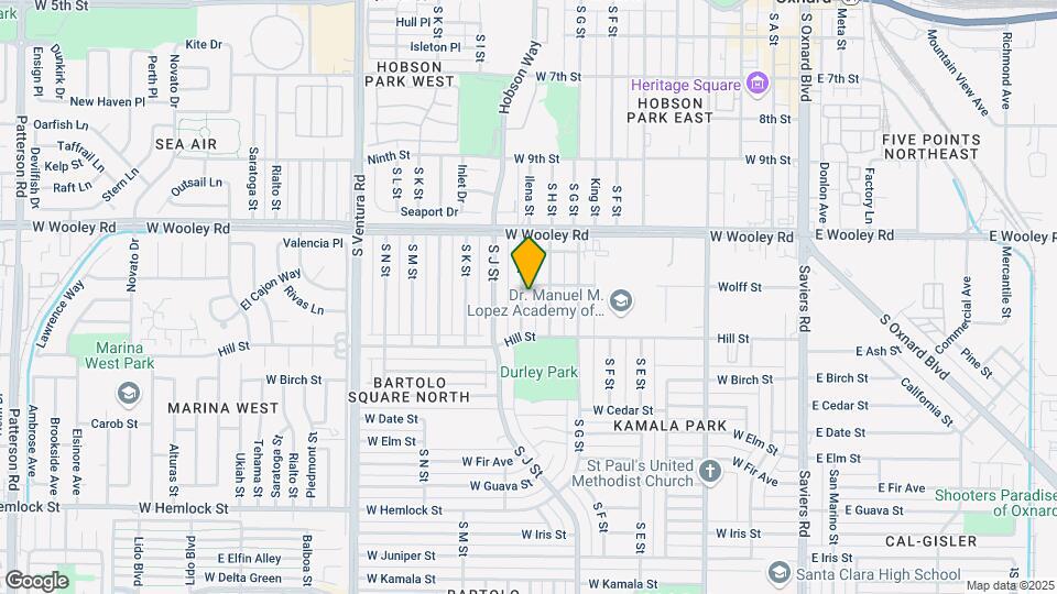 934,934 1/2 Wolff St. Map and Location Details