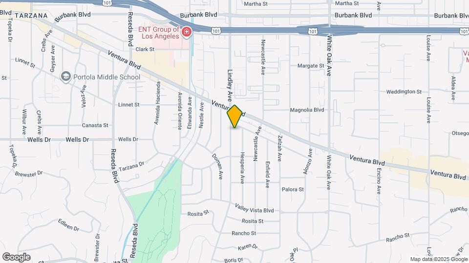 5162 Lindley Ave Map and Location Details