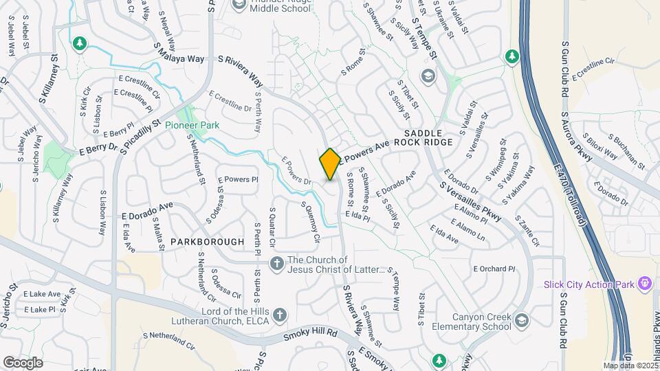 5694 S Quemoy Ct Map and Location Details