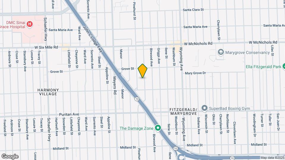 16575 Mendota St Map and Location Details
