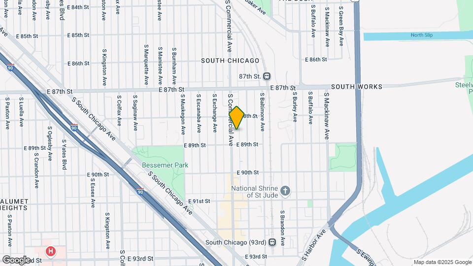 8835 S Commercial Ave, Unit 2 Mapa y Detalles de la Ubicación